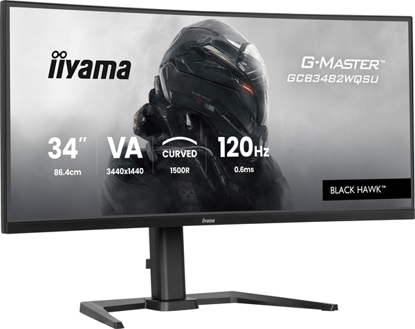 iiyama G-Master GCB3482WQSU-B1 34" VA CURVO UWQHD 120Hz 0.6ms FreeSync USB-A Altavoces Altura Ajustable - Imagen 2
