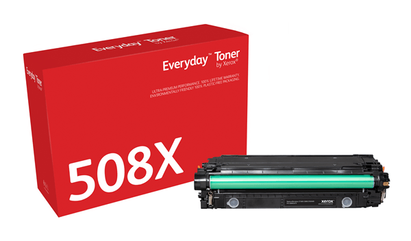 Xerox everyday toner para hp 508x color laserjet enterprise m552(cf360x crg040hbk) negro