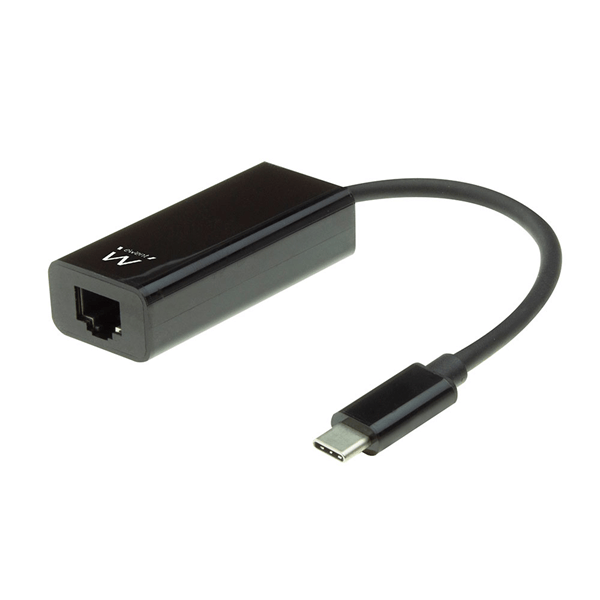 Adaptador de Red USB-C Gigabit Ewent EW9828 Alámbrico Negro - Imagen 4