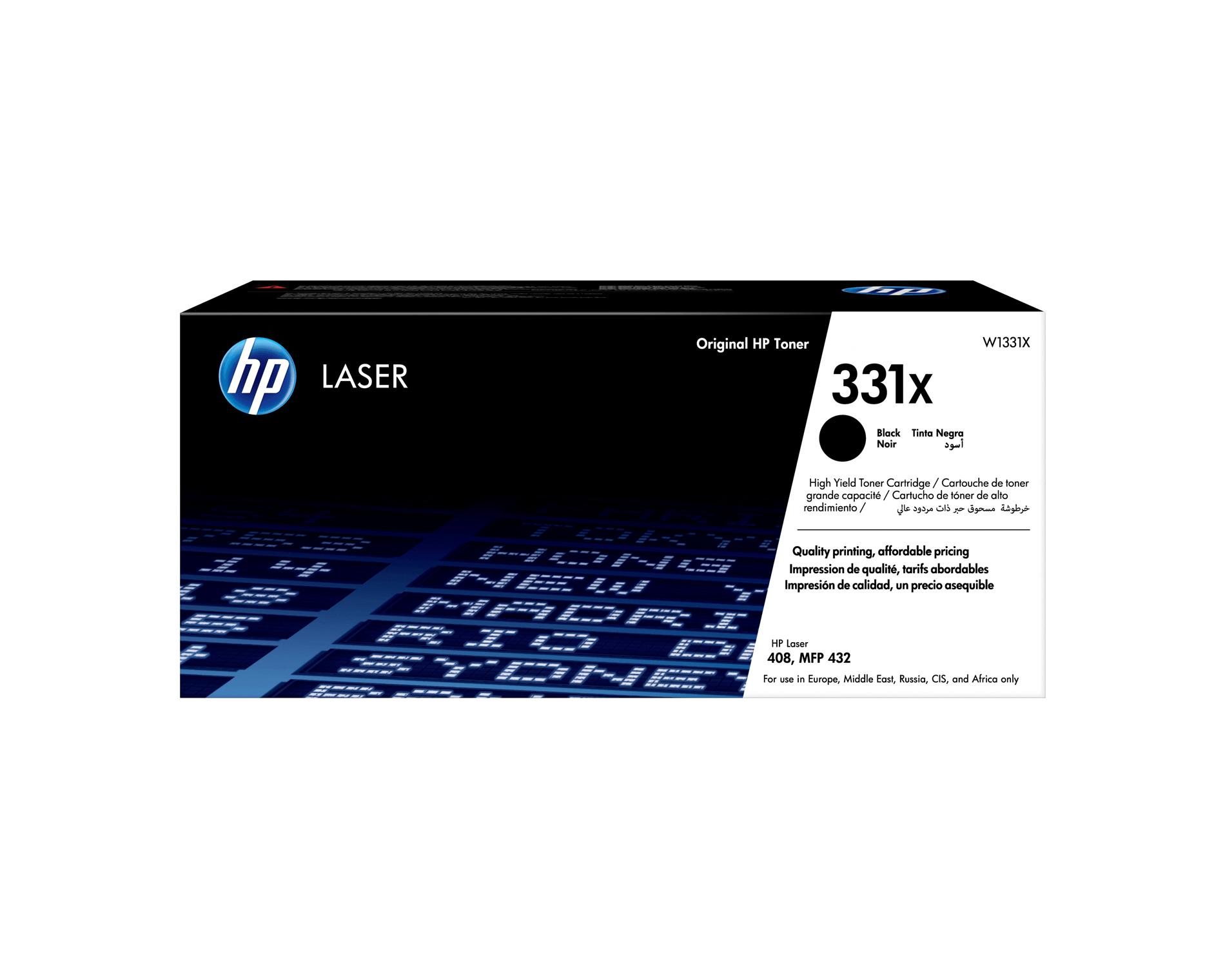 Hp 331x high yield black original laser