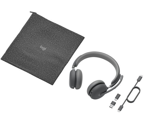 Auriculares Logitech Zone Wireless 2 UC con cancelación de ruido diadema supraaural inalámbricos 230 g para oficina y trabajo - Imagen 3