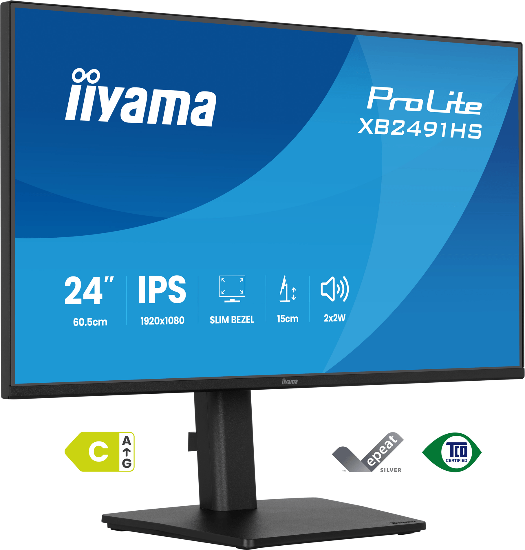 Iiyama Xb2491hs-B1 Prolite 23.8" Lcd Ips Full Hd Hdmi Altavoces