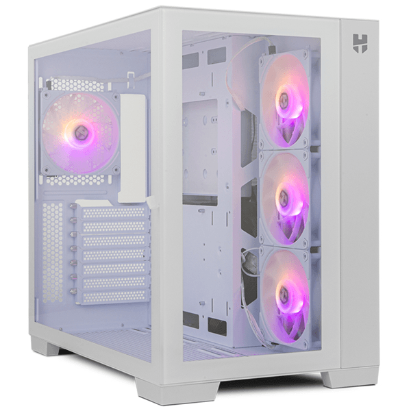 Nox Hummer Astra ARGB Cristal Templado USB 3.0 Blanca - Imagen 3