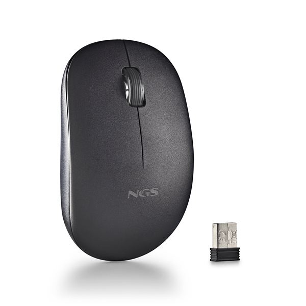 NGS FOG PRO Ratón Óptico Inalámbrico 1000 DPI Negro - Imagen 2