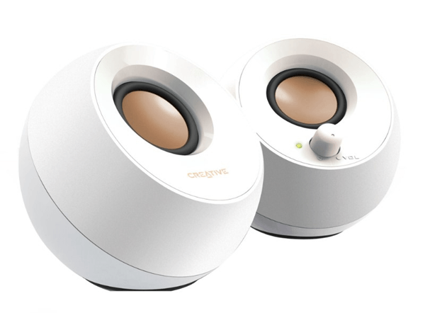 altavoces creative pebble 2.0 speaker usb blanco 51mf1680aa001