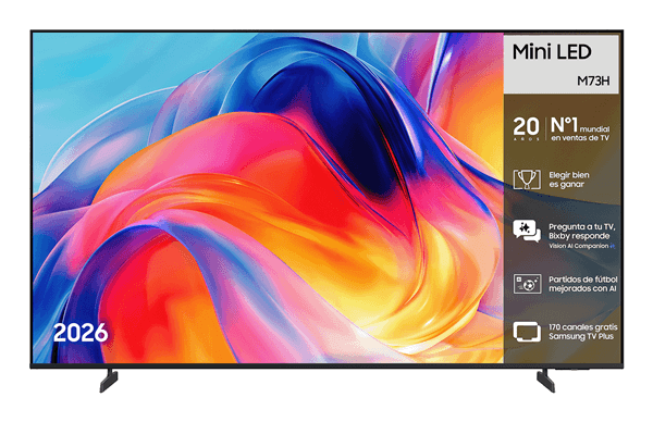 Televisor SAMSUNG 43" TV 43" Mini LED M73H 4K Samsung Vision AI Smart TV 2026 LED 4K Ultra HD