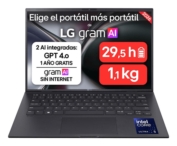 Gram 14″ Ultra5-115U 16GB 512GB IPS