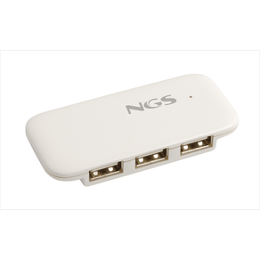 HUB 4 PUERTOS USB 2.0 NGS IHUB4 BLANCO