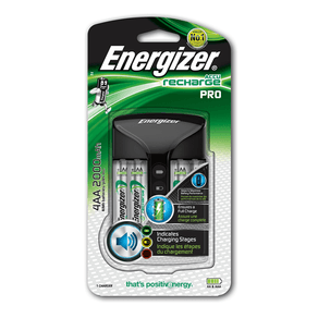 CARGADOR PRO-CHARGE + 4HR6 POTENCIA 2000 MAH TIPO AA-AAA ENERGIZER E300696601