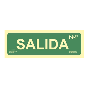 PACK-DE-2-SENALES--SALIDA--300X105-PVC-VERDE-ARCHIVO-2000-6170-06H-VE