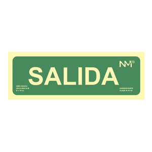 PACK-DE-2-SENALES--SALIDA--300X105-PVC-VERDE-ARCHIVO-2000-6170-06H-VE
