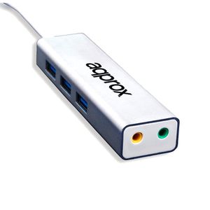 TARJETA-DE-SONIDO-APPROX-APPUSB51HUB-5.1-USB---HUB-3-USB-3.0