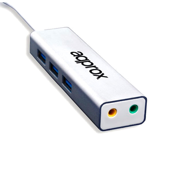 tarjeta de sonido approx appusb51hub 5.1 usb + hub 3 usb 3.0