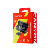 Miniatura 1 de CANYON Auriculares deportivos TWS Bluetooth con microfono, BT5.0,IPX4, Bateria auricular 45mAhx2, Estuche de carga 300mAh