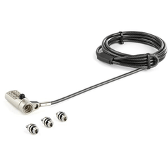 2 M (6.6 FT.) LAPTOP CABLE LOCK 4-DIGIT K-SLOT NANO WED GE