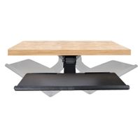 Miniatura 6 de UNDER DESK KEYBOARD TRAY HEIGHT ADJUSTABLE W/ MOUSE P AD