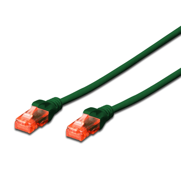 ewent cable de red latiguillo rj45 cat.6 u utp 2m verde