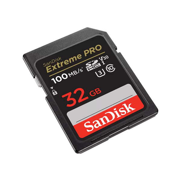 sandisk extreme pro 32gb sdhc memory card + 2 yrs rescuepro deluxe up to 100mb s   90mb s read write speeds, uhs-i, class 10