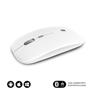 RATON-SUBBLIM-INALAMBRICO-BLUETOOTH-BLANCO