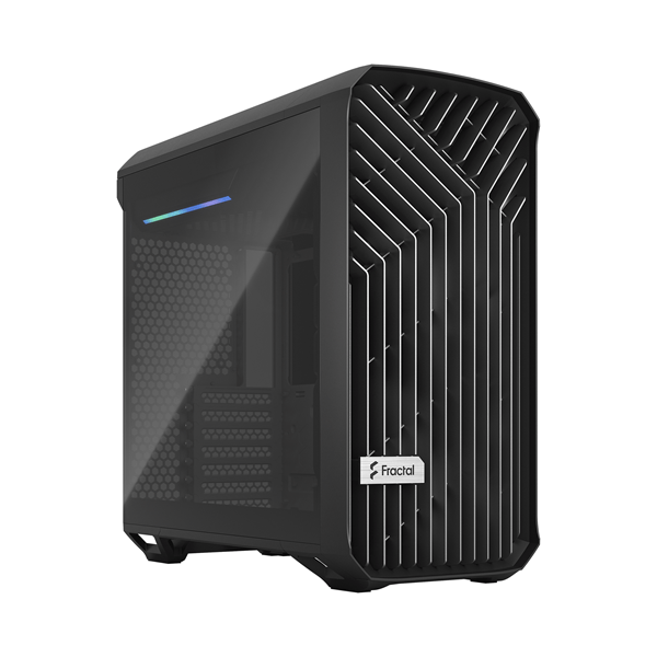 fractal design caja torrent compact negra cristal templado darck tint (fd-c-tor1c-01)