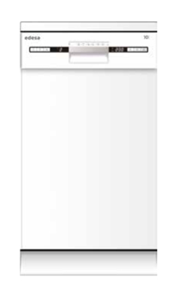 LAVAVAJILLAS 45 CM EDESA EDW-4710 WH /A D 10 CUBIERTOS BLANCO