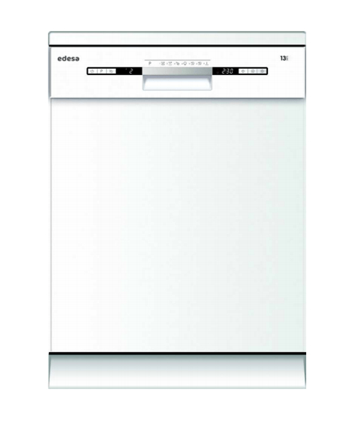 LAVAVAJILLAS 60 CM EDESA EDW-6230 WH /A D 13 CUBIERTOS BLANCO