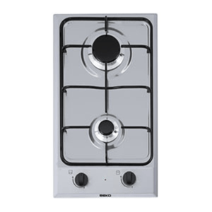 ENCIMERA MODULAR A GAS NATURAL BEKO HDCG 32220 FX 2 ZONAS DE COCCION ANCHO 30 CM