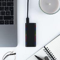 Miniatura 8 de CAJA SSD TOOQ M.2 TQE-2222B USB3.1 GEN2 NGFF/NVME NEGRA RGB