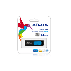 ADATA Lapiz Usb UV128 128GB USB 3.2 Negro/Azul