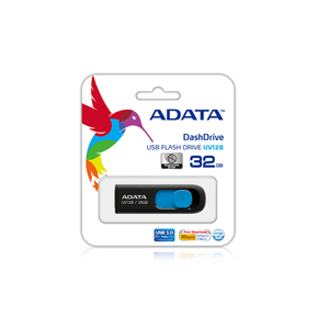 ADATA Lapiz Usb UV128 128GB USB 3.2 Negro/Azul