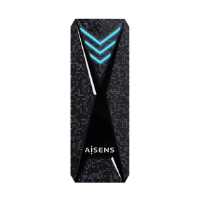 Aisens - Caja Externa M.2 (Ngff) Rgb Gaming Asm2-Rgb013B Nvme A Usb3.2