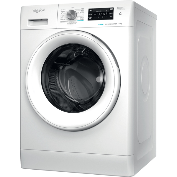 LAVADORA CARGA FRONTAL WHIRLPOOL FFB8258WVSP 8 KG 1200 RPM B BLANCO