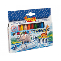 Miniatura 1 de ESTUCHE 12 CERAS COLOR TRIWAX COLORES SURTIDOS JOVI 973/12