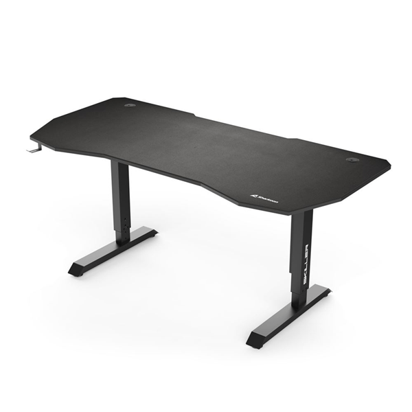 MESA DE JOGO SHARKOON SKILLER SGD20 + TAPETE INTEGRADO PRETO