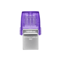 128GB DT MICRODUO 3C 200MB/S DUAL USB-A + USB -C