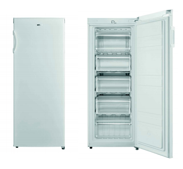 CONGELADOR VERTICAL EDESA EZS-1412 E ALTO 142 CM 160 LITROS BLANCO