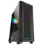 Caja MARS GAMING  MC-ART Negro Caja PC Gaming ATX Doble Cristal Templado Dibujable ARGB 12 Modos Ventilador 12cm RGB Negro