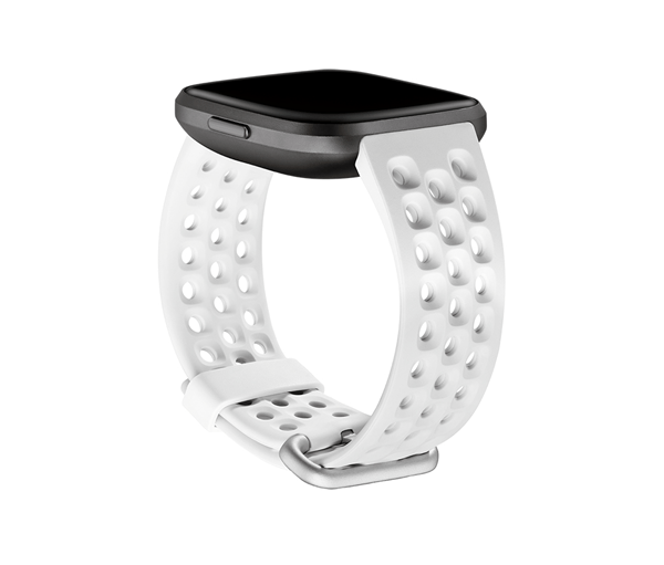 versa 2 sport band frost white small