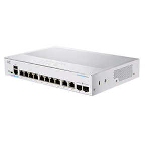 CBS350-MANAGED-8-PORT-GE-EXT-PS-2X1G-COM-BO