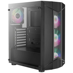 CAJA-SEMITORRE-AEROCOOL-SENTINEL-FRONTAL-CON-3-VENTILADORES-RGB-DE-12CM-Y-LATERAL-CON-CRISTAL-TEMPLADO-SIN-FUENTE-------