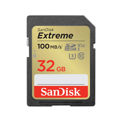 EXTREME 32GB MEMORY CARD UP TO 100MB/S UHS-I CLASS 10 U3 V 30