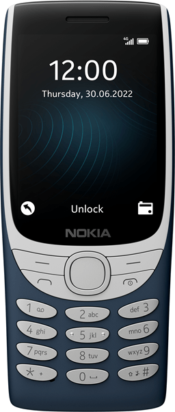 telefono movil nokia 8210 4g red 2.8  pantalla 0,3 mpx red