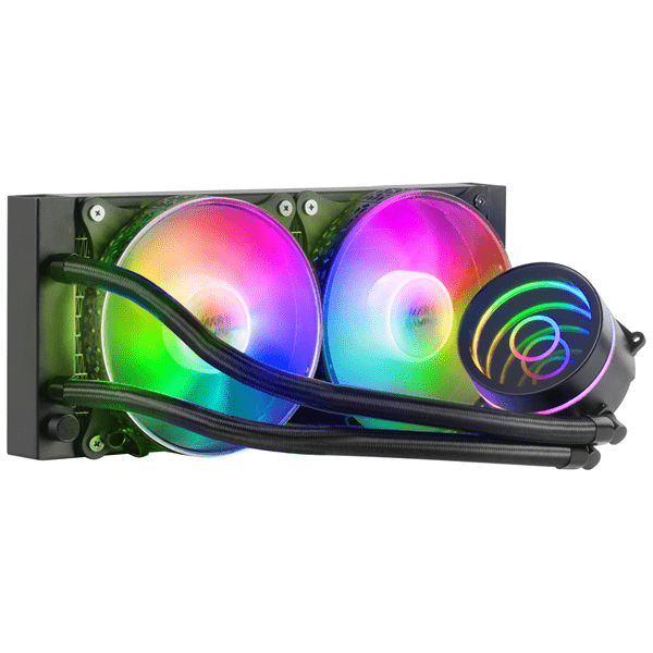 MARS GAMING Refrigeracion ML-ONE240 2X12CM Black