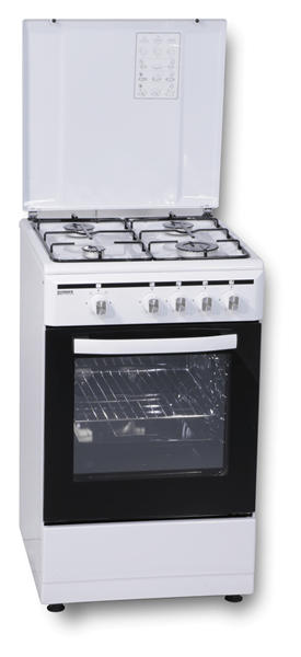 COCINA DE GAS ROMMER VCH-455 NAT 4 ZONAS COCCION BLANCA