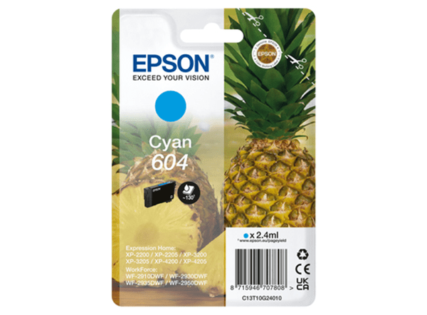 epson cartucho 604 cyan