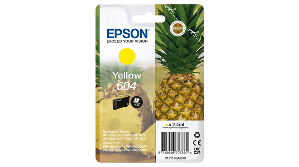 epson cartucho 604 amarillo