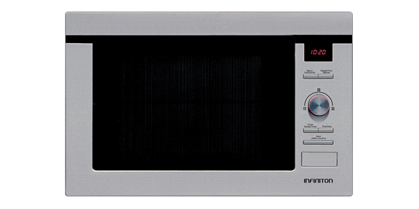 horno microondas integrable infiniton imw-1625 25 litros con grill inox