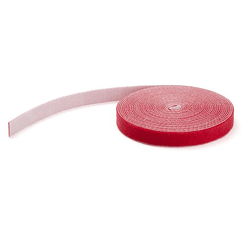 25FT. HOOK AND LOOP ROLL - RED - RESUAB LE