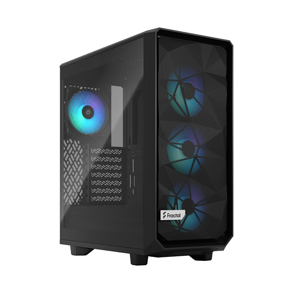 fractal desing  meshify 2 compact lite rgb negro