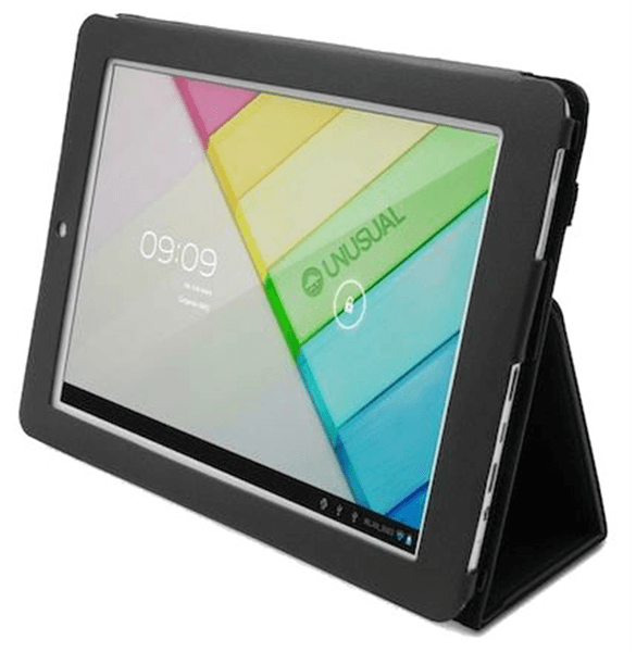 funda tablet unusal u10z v2 polipiel negra (fun-u10zv2)